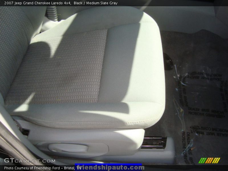Black / Medium Slate Gray 2007 Jeep Grand Cherokee Laredo 4x4