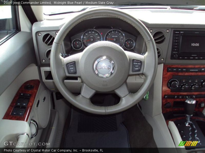 Midnight Blue Pearl / Medium Slate Gray 2006 Jeep Commander Limited