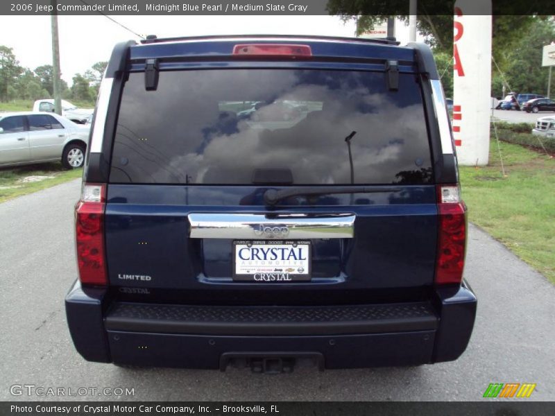 Midnight Blue Pearl / Medium Slate Gray 2006 Jeep Commander Limited