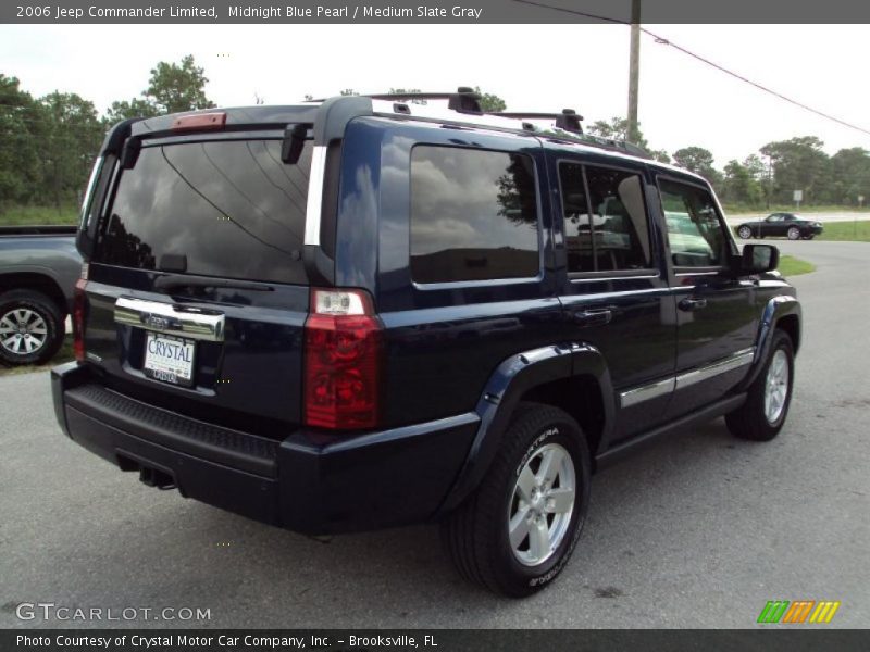 Midnight Blue Pearl / Medium Slate Gray 2006 Jeep Commander Limited