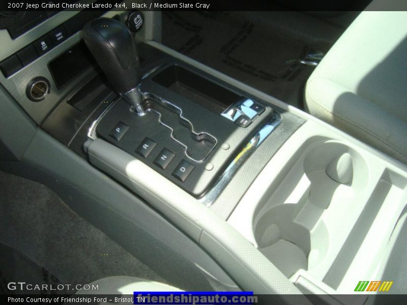 Black / Medium Slate Gray 2007 Jeep Grand Cherokee Laredo 4x4