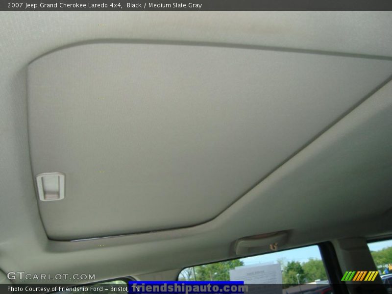 Black / Medium Slate Gray 2007 Jeep Grand Cherokee Laredo 4x4