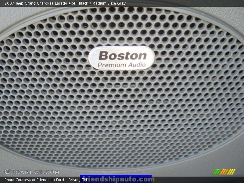Black / Medium Slate Gray 2007 Jeep Grand Cherokee Laredo 4x4