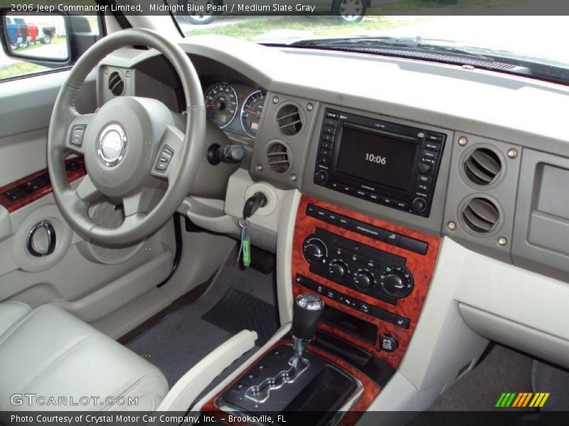 Midnight Blue Pearl / Medium Slate Gray 2006 Jeep Commander Limited