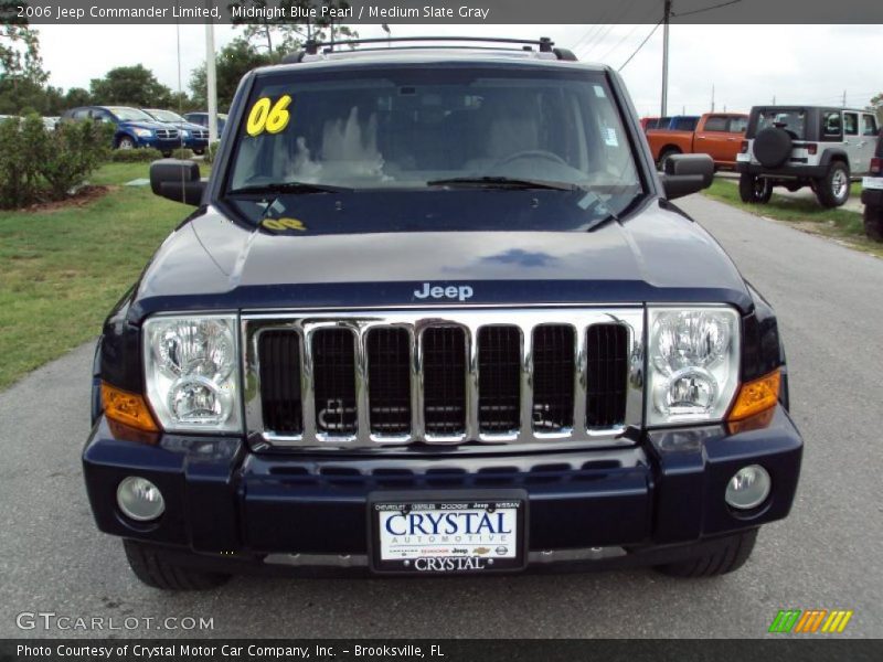 Midnight Blue Pearl / Medium Slate Gray 2006 Jeep Commander Limited