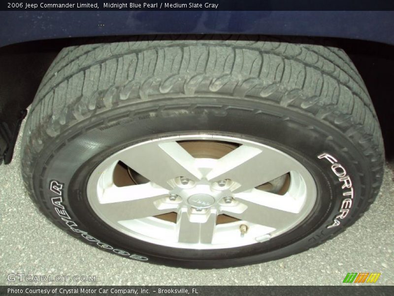Midnight Blue Pearl / Medium Slate Gray 2006 Jeep Commander Limited