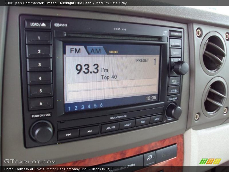 Midnight Blue Pearl / Medium Slate Gray 2006 Jeep Commander Limited