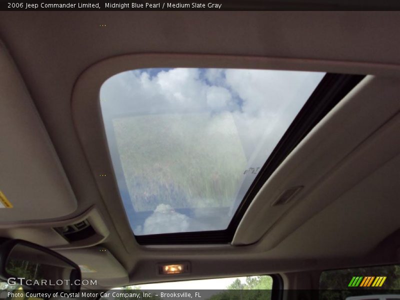 Midnight Blue Pearl / Medium Slate Gray 2006 Jeep Commander Limited