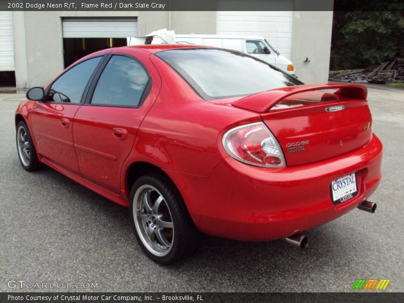 Flame Red / Dark Slate Gray 2002 Dodge Neon R/T