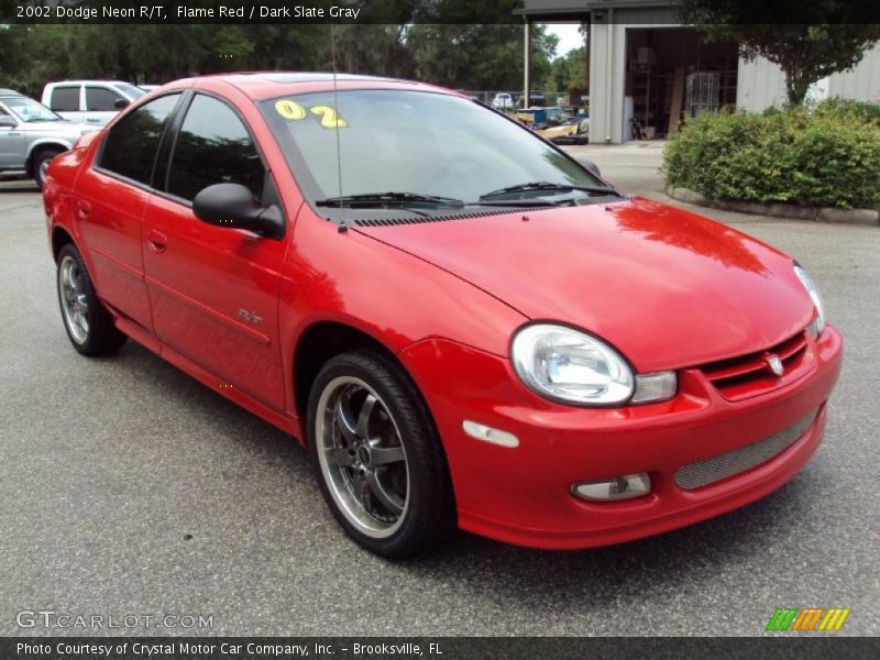 Flame Red / Dark Slate Gray 2002 Dodge Neon R/T