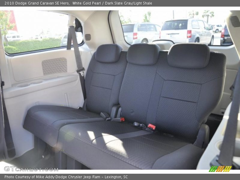 White Gold Pearl / Dark Slate Gray/Light Shale 2010 Dodge Grand Caravan SE Hero