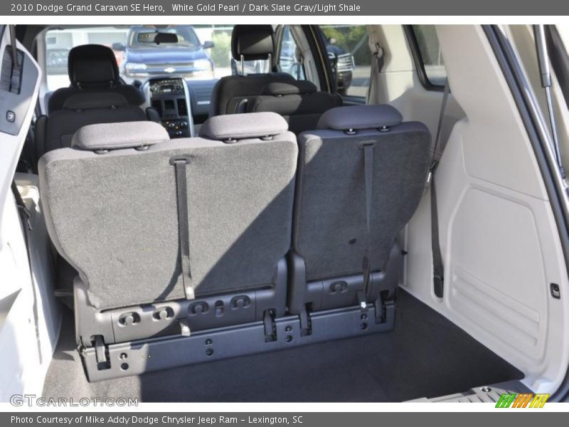 White Gold Pearl / Dark Slate Gray/Light Shale 2010 Dodge Grand Caravan SE Hero