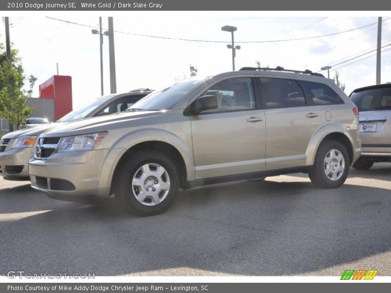 White Gold / Dark Slate Gray 2010 Dodge Journey SE