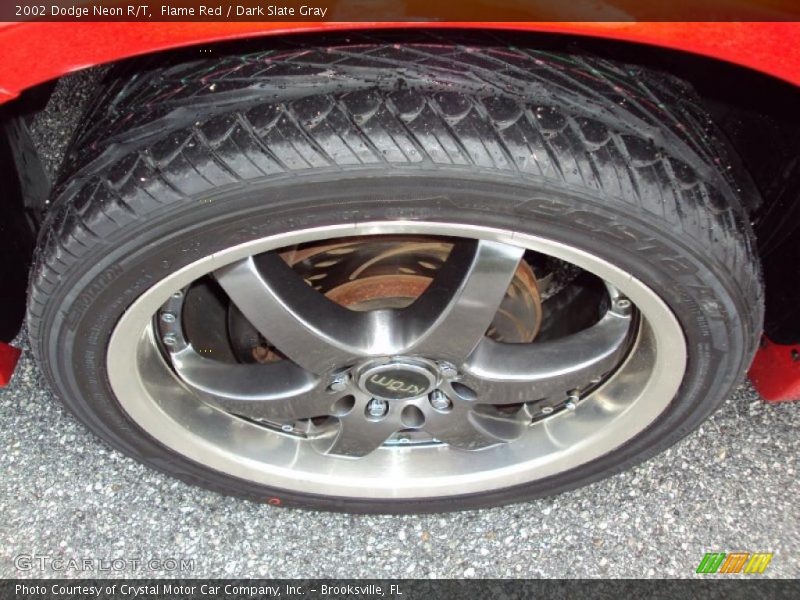 Flame Red / Dark Slate Gray 2002 Dodge Neon R/T