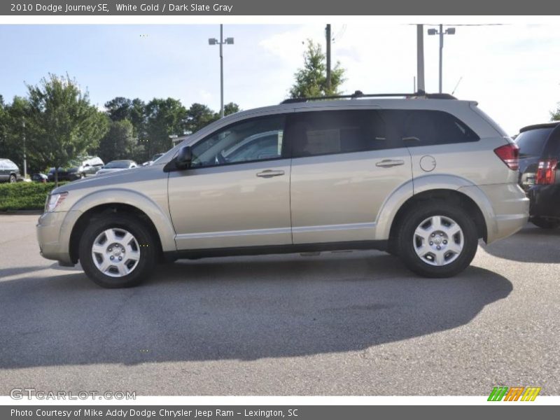 White Gold / Dark Slate Gray 2010 Dodge Journey SE