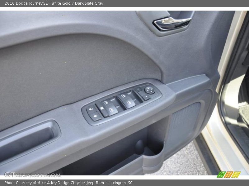 White Gold / Dark Slate Gray 2010 Dodge Journey SE