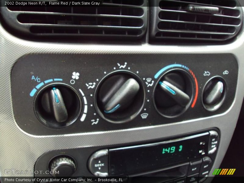 Flame Red / Dark Slate Gray 2002 Dodge Neon R/T