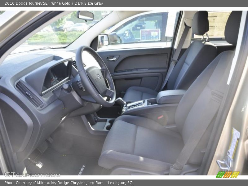 White Gold / Dark Slate Gray 2010 Dodge Journey SE