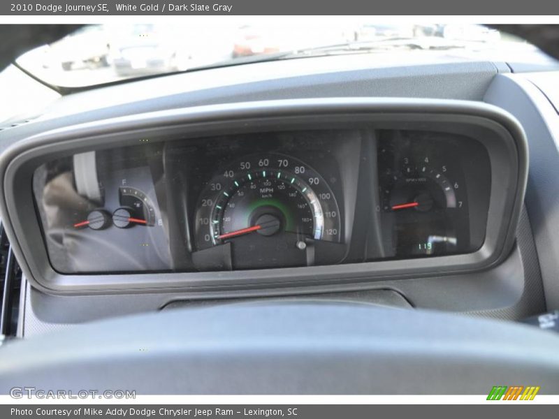 White Gold / Dark Slate Gray 2010 Dodge Journey SE
