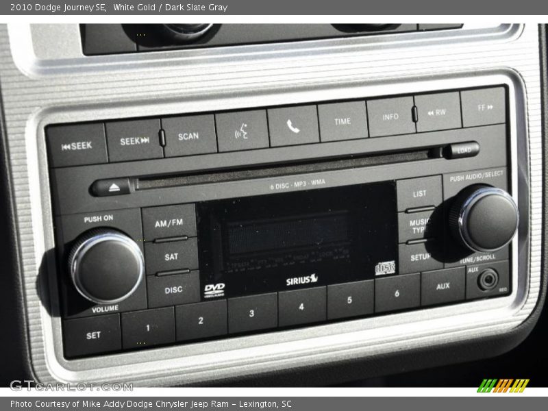 White Gold / Dark Slate Gray 2010 Dodge Journey SE