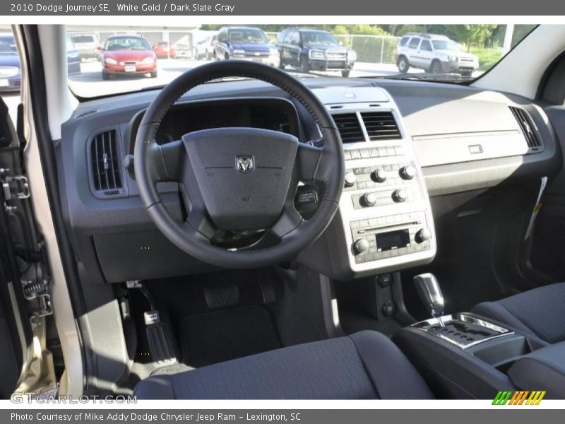 White Gold / Dark Slate Gray 2010 Dodge Journey SE