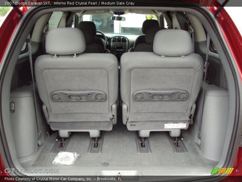 Inferno Red Crystal Pearl / Medium Slate Gray 2007 Dodge Caravan SXT