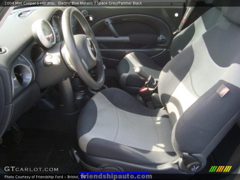 Electric Blue Metallic / Space Grey/Panther Black 2004 Mini Cooper S Hardtop