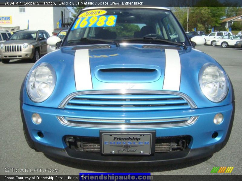 Electric Blue Metallic / Space Grey/Panther Black 2004 Mini Cooper S Hardtop