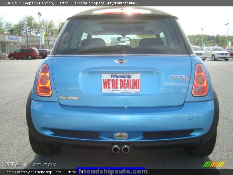 Electric Blue Metallic / Space Grey/Panther Black 2004 Mini Cooper S Hardtop
