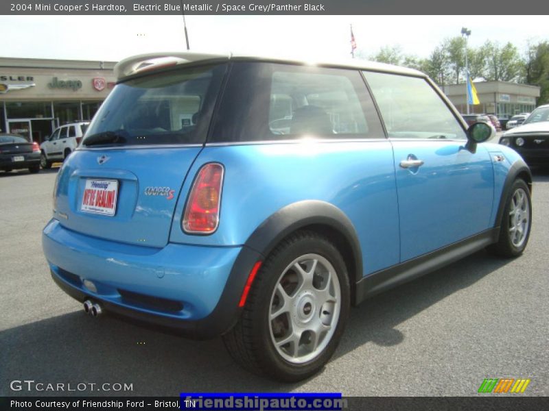 Electric Blue Metallic / Space Grey/Panther Black 2004 Mini Cooper S Hardtop