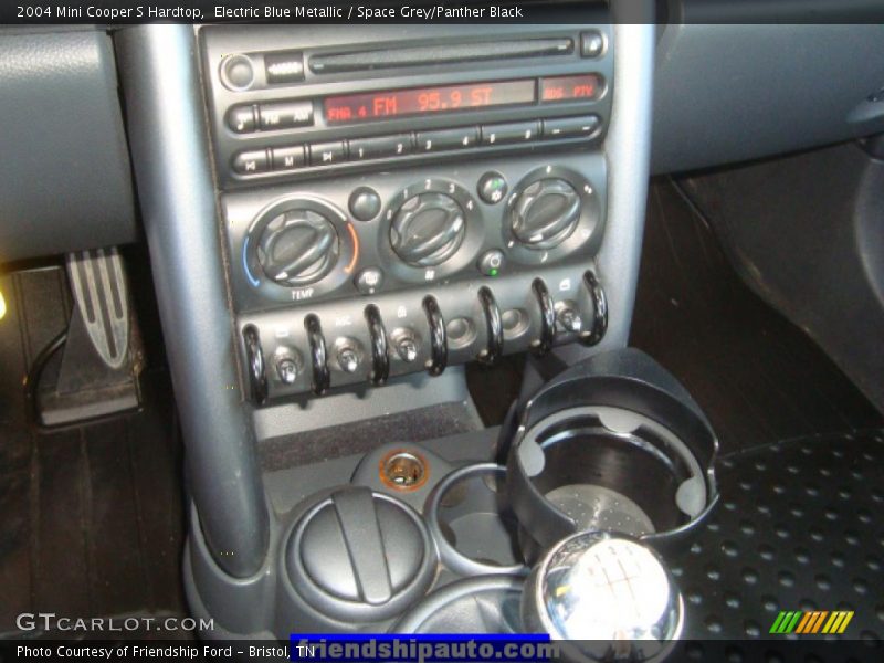 Electric Blue Metallic / Space Grey/Panther Black 2004 Mini Cooper S Hardtop