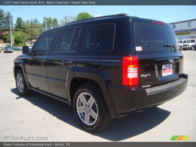 Black Clearcoat / Pastel Slate Gray 2007 Jeep Patriot Sport 4x4