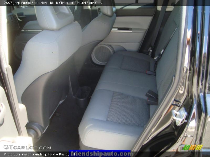 Black Clearcoat / Pastel Slate Gray 2007 Jeep Patriot Sport 4x4