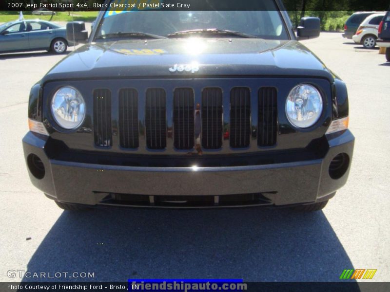 Black Clearcoat / Pastel Slate Gray 2007 Jeep Patriot Sport 4x4
