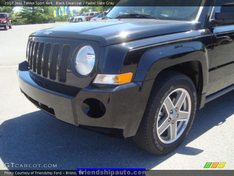Black Clearcoat / Pastel Slate Gray 2007 Jeep Patriot Sport 4x4