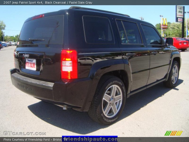 Black Clearcoat / Pastel Slate Gray 2007 Jeep Patriot Sport 4x4