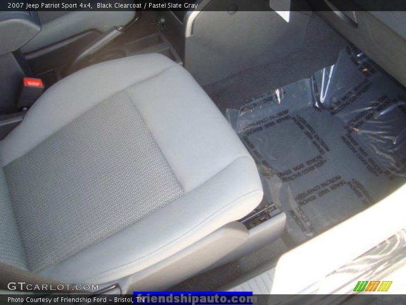 Black Clearcoat / Pastel Slate Gray 2007 Jeep Patriot Sport 4x4