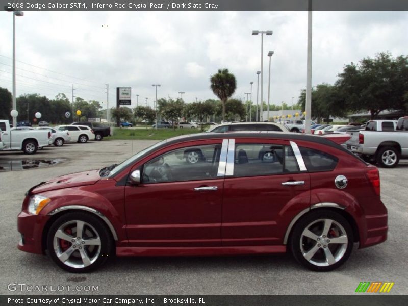 Inferno Red Crystal Pearl / Dark Slate Gray 2008 Dodge Caliber SRT4