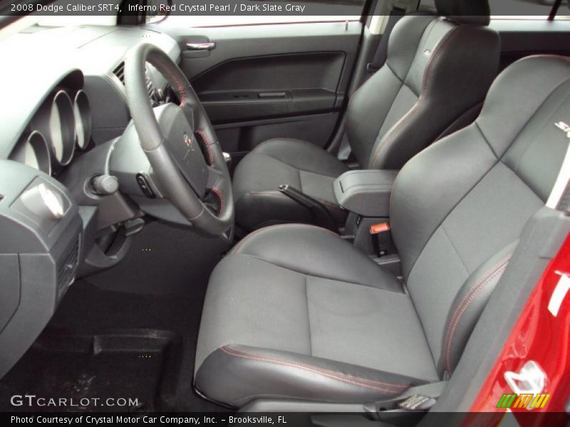Inferno Red Crystal Pearl / Dark Slate Gray 2008 Dodge Caliber SRT4