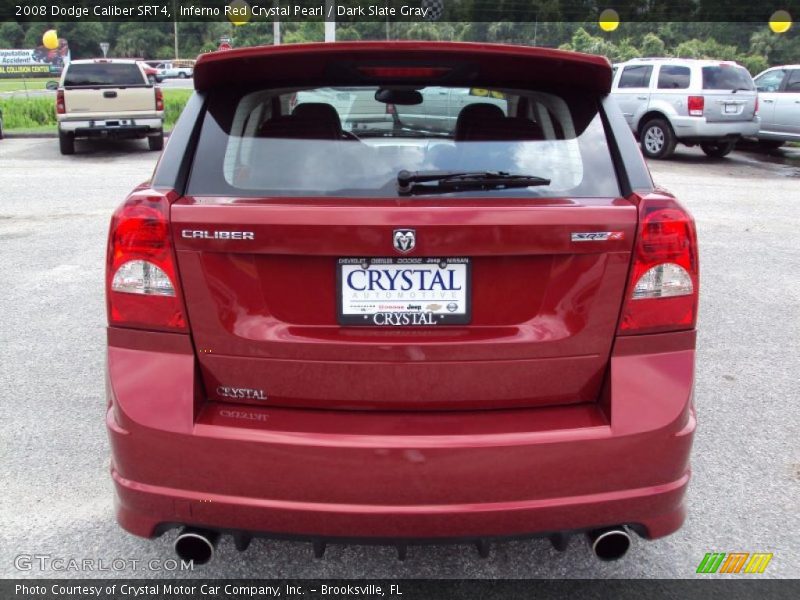 Inferno Red Crystal Pearl / Dark Slate Gray 2008 Dodge Caliber SRT4