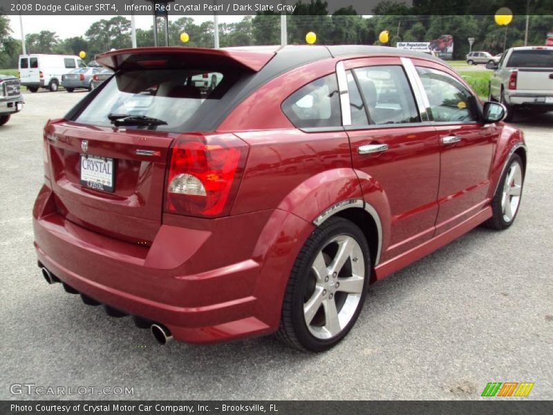 Inferno Red Crystal Pearl / Dark Slate Gray 2008 Dodge Caliber SRT4