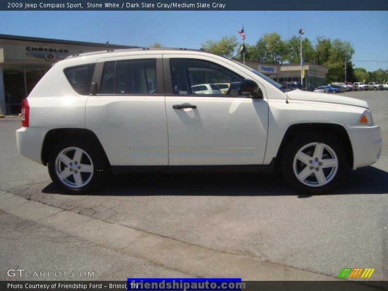 Stone White / Dark Slate Gray/Medium Slate Gray 2009 Jeep Compass Sport