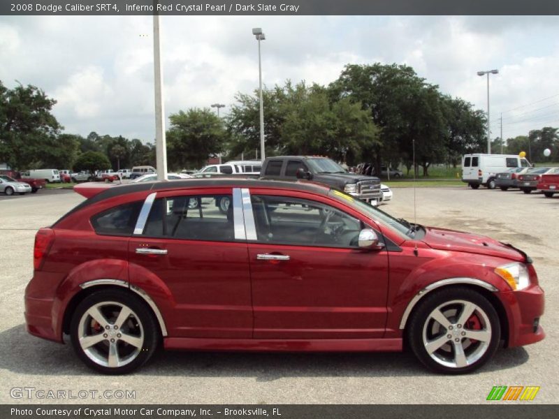 Inferno Red Crystal Pearl / Dark Slate Gray 2008 Dodge Caliber SRT4