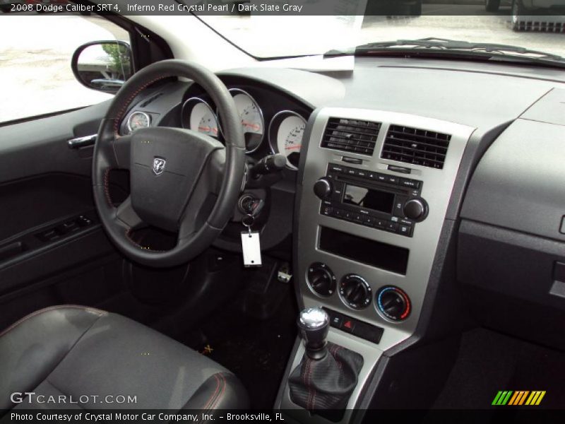 Inferno Red Crystal Pearl / Dark Slate Gray 2008 Dodge Caliber SRT4