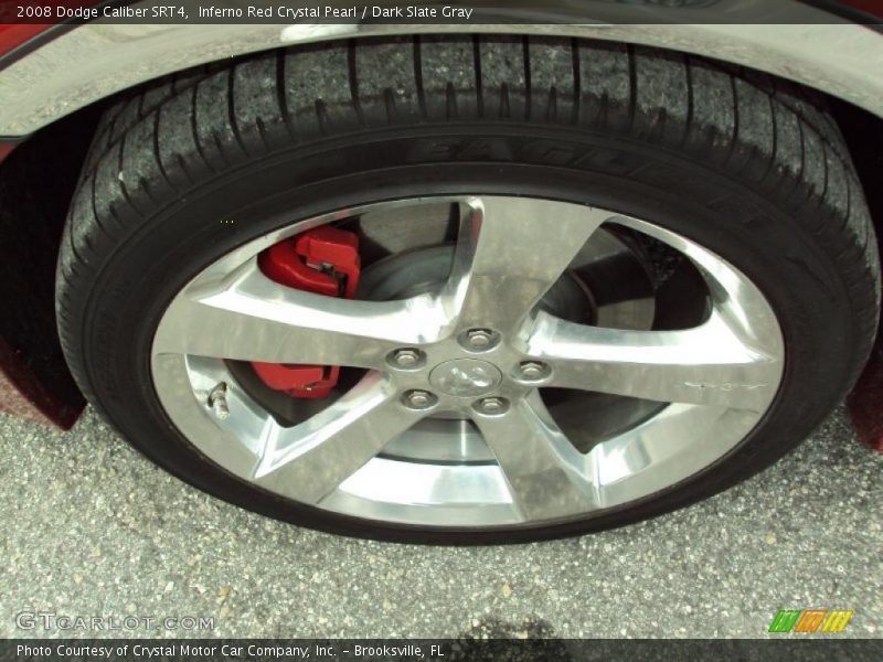 Inferno Red Crystal Pearl / Dark Slate Gray 2008 Dodge Caliber SRT4
