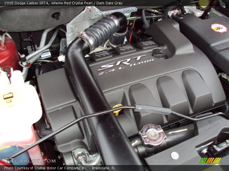 Inferno Red Crystal Pearl / Dark Slate Gray 2008 Dodge Caliber SRT4