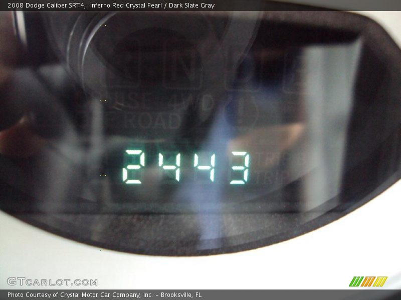 Inferno Red Crystal Pearl / Dark Slate Gray 2008 Dodge Caliber SRT4