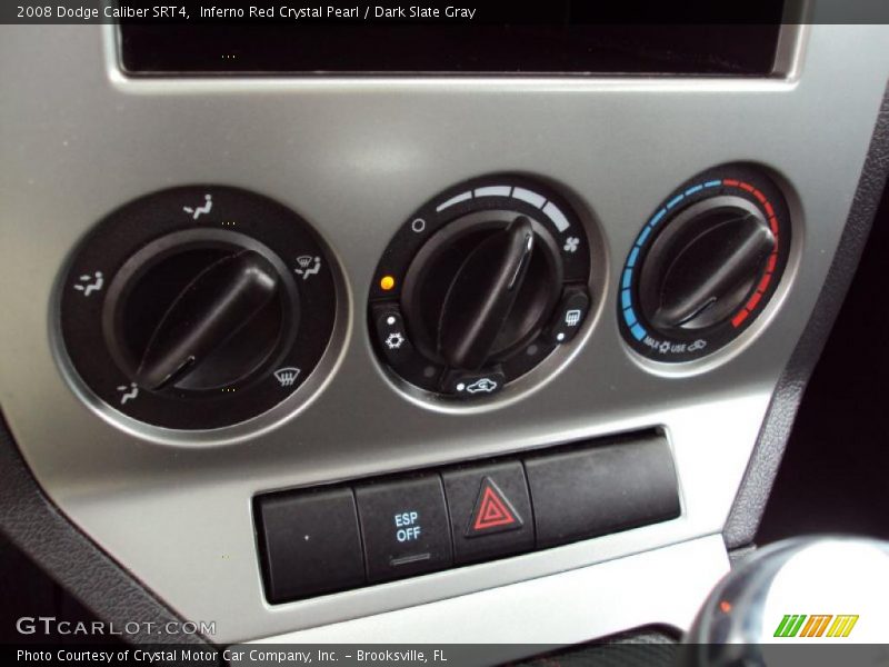 Inferno Red Crystal Pearl / Dark Slate Gray 2008 Dodge Caliber SRT4