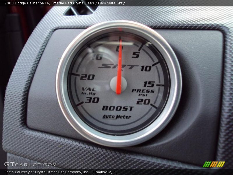 Inferno Red Crystal Pearl / Dark Slate Gray 2008 Dodge Caliber SRT4