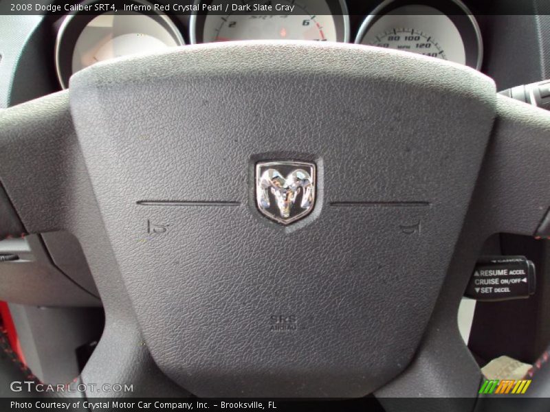 Inferno Red Crystal Pearl / Dark Slate Gray 2008 Dodge Caliber SRT4